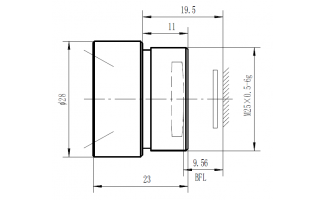 13mm f/1.0 Athermalized Lenses for LWIR Thermal Imaging Camera, V1